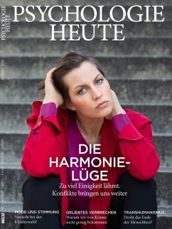 Cover Psychologie Heute 8/2016: Die Harmonie-Lüge (eBook, PDF)