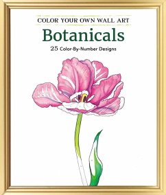 Color Your Own Wall Art Botanicals - Adams Media