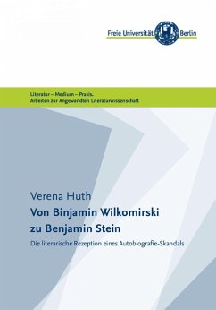Von Binjamin Wilkomirski zu Benjamin Stein (eBook, ePUB) - Huth, Verena