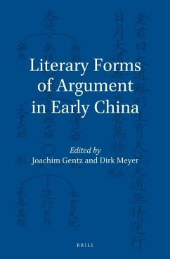 Literary Forms of Argument in Early China