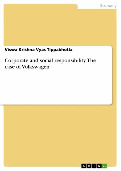 Corporate and social responsibility. The case of Volkswagen