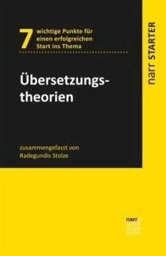 ÜberSetzungstheorien - Stolze, Radegundis