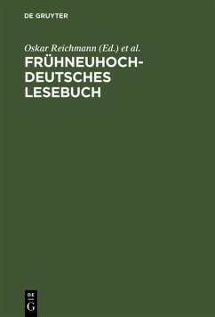 Cover Frühneuhochdeutsches Lesebuch (eBook, PDF)