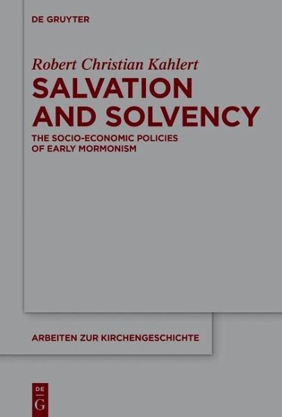 Salvation and Solvency (eBook, PDF)