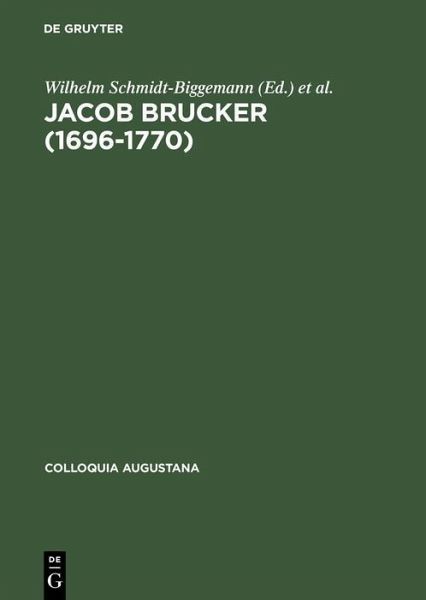 Jacob Brucker (1696-1770) (eBook, PDF) Jacob Brucker (1696-1770) (eBook, PDF)
