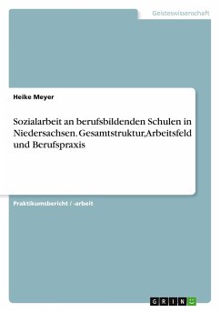 Sozialarbeit an berufsbildenden Schulen in Niedersachsen. Gesamtstruktur, Arbeitsfeld und Berufspraxis