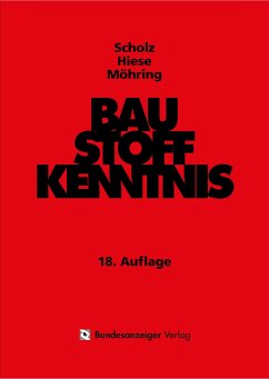 Baustoffkenntnis - Scholz, Wilhelm;Hiese, Wolfram;Möhring, Rolf