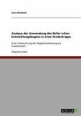 Analyse der Anwendung des Beller`schen Entwicklungsbogens in einer Kinderkrippe (eBook, ePUB)