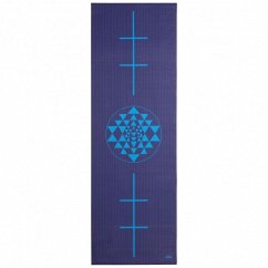 Yogamatte Leela Collection Yantra/Alignment, dunkelblau