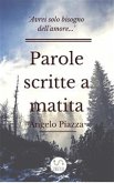 Parole scritte a matita (fixed-layout eBook, ePUB)