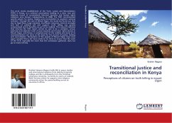 Transitional justice and reconciliation in Kenya