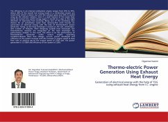 Thermo-electric Power Generation Using Exhaust Heat Energy