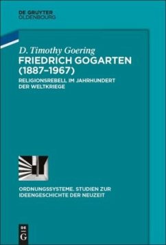 Cover Friedrich Gogarten (1887-1967)
