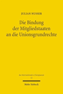 Cover Die Bindung der Mitgliedstaaten an die Unionsgrundrechte (eBook, PDF)