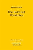 Über Reden und Überdenken (eBook, PDF)