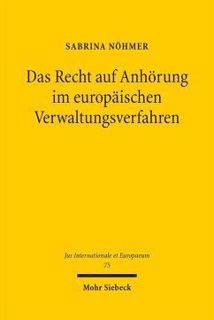 Cover Das Recht auf Anhörung im europäischen Verwaltungsverfahren (eBook, PDF)