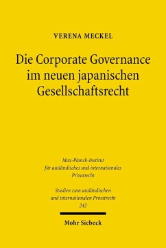 Die Corporate Governance im neuen japanischen Gesellschaftsrecht (eBook, PDF) - Meckel, Verena
