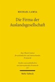 Die Firma der Auslandsgesellschaft (eBook, PDF)