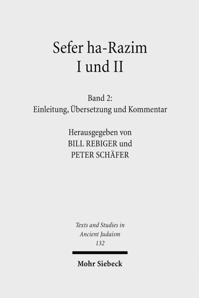 Sefer ha-Razim I und II - Das Buch der Geheimnisse I und II (eBook, PDF)