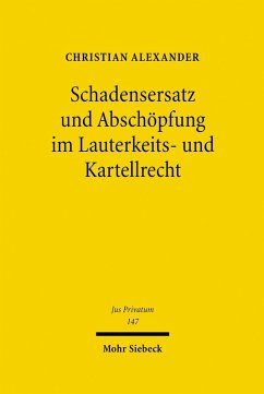 Cover Schadensersatz und Abschöpfung im Lauterkeits- und Kartellrecht (eBook, PDF)