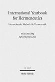 International Yearbook for Hermeneutics / Internationales Jahrbuch für Hermeneutik (eBook, PDF)