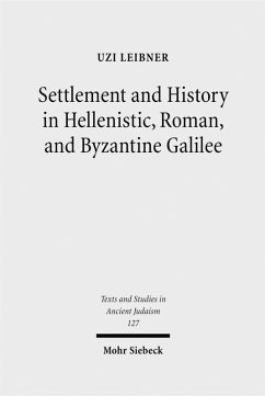 Cover Settlement and History in Hellenistic, Roman, and Byzantine Galilee (eBook, PDF)