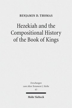 Cover Hezekiah and the Compositional History of the Book of Kings (eBook, PDF)