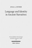 Language and Identity in Ancient Narratives (eBook, PDF)