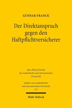 Der Direktanspruch gegen den Haftpflichtversicherer (eBook, PDF) - Franck, Gunnar