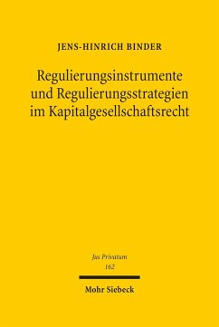 Cover Regulierungsinstrumente und Regulierungsstrategien im Kapitalgesellschaftsrecht (eBook, PDF)