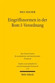 Eingriffsnormen in der Rom I-Verordnung (eBook, PDF)