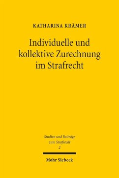 Individuelle und kollektive Zurechnung im Strafrecht (eBook, PDF) - Krämer, Katharina