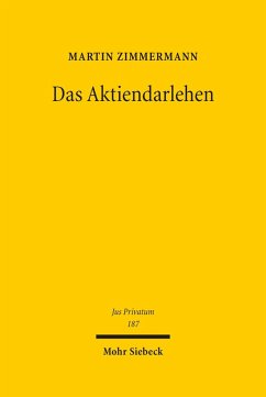 Das Aktiendarlehen (eBook, PDF) - Zimmermann, Martin