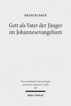 Cover Gott als Vater der Jünger im Johannesevangelium (eBook, PDF)