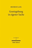 Gesetzgebung in eigener Sache (eBook, PDF)