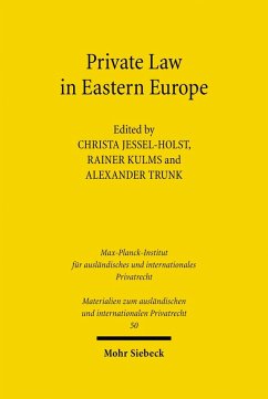 Private Law in Eastern Europe (eBook, PDF)