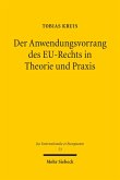 Der Anwendungsvorrang des EU-Rechts in Theorie und Praxis (eBook, PDF)