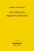 Der Schutz des negativen Interesses (eBook, PDF)