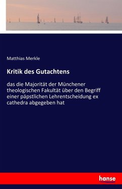 Kritik des Gutachtens - Merkle, Matthias