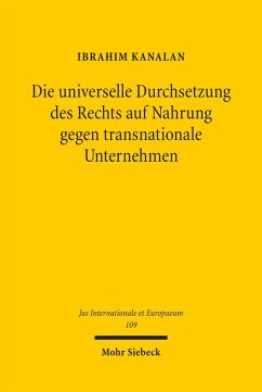 Cover Die universelle Durchsetzung des Rechts auf Nahrung gegen transnationale Unternehmen (eBook, PDF)
