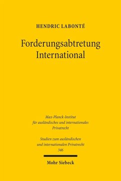 Forderungsabtretung International (eBook, PDF) - Labonté, Hendric