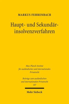 Haupt- und Sekundärinsolvenzverfahren (eBook, PDF) - Fehrenbach, Markus