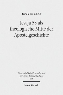 Cover Jesaja 53 als theologische Mitte der Apostelgeschichte (eBook, PDF)