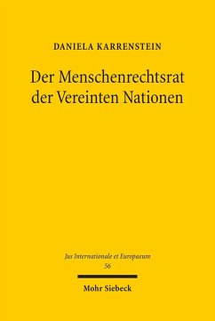 Der Menschenrechtsrat der Vereinten Nationen (eBook, PDF) - Karrenstein, Daniela