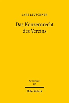 Das Konzernrecht des Vereins (eBook, PDF) - Leuschner, Lars