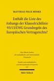 Enthält die Liste des Anhangs der Klauselrichtlinie 93/13/EWG Grundregeln des Europäischen Vertragsrechts? (eBook, PDF)