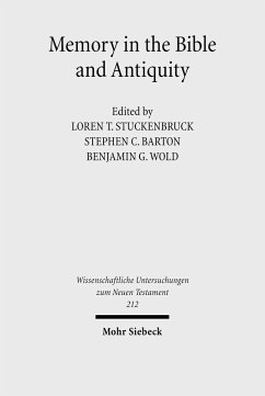 Memory in the Bible and Antiquity (eBook, PDF)