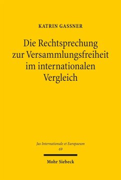 Die Rechtsprechung zur Versammlungsfreiheit im internationalen Vergleich (eBook, PDF) - Gaßner, Katrin
