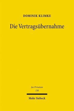 Die Vertragsübernahme (eBook, PDF) - Klimke, Dominik