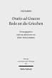 Oratio ad Graecos / Rede an die... - Bild 1